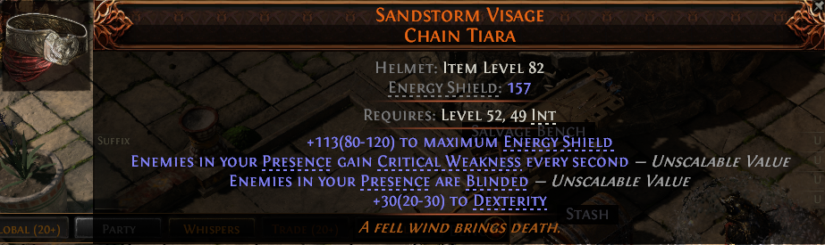 Sandstorm Visage